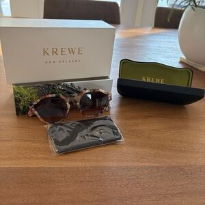 KREWE Astor Sunglasses in limited edition colour “Gelato”.